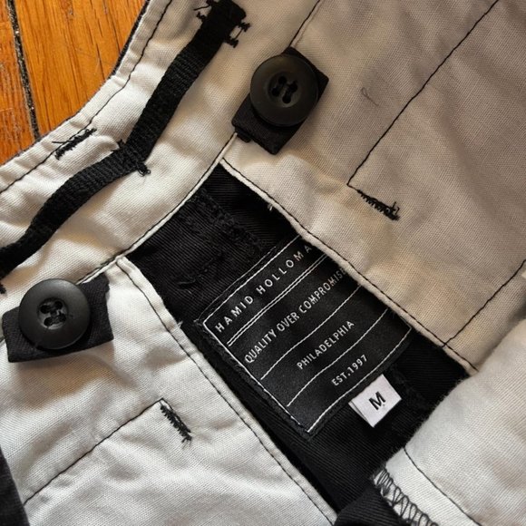 Hamid Holloman Philadelphia Men's Black Green Brown Military Camo Cargo Pants‎ - Picture 4 of 4